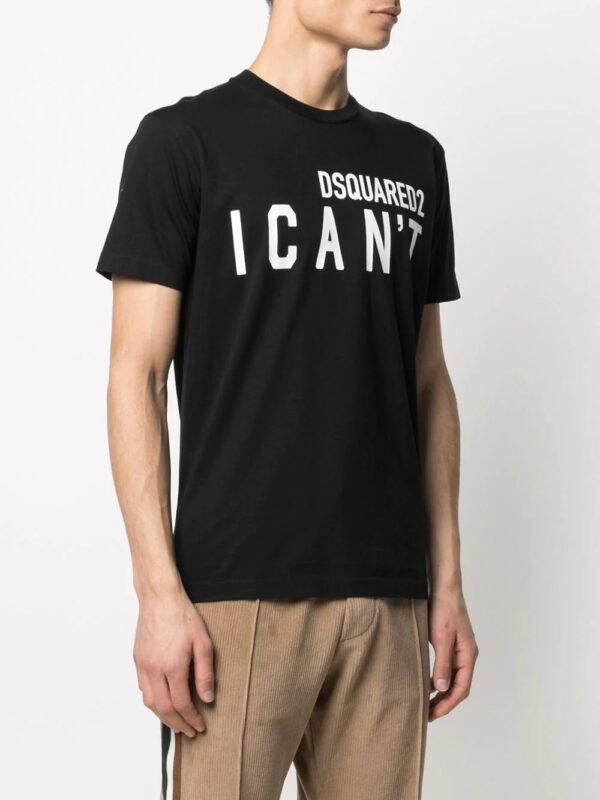 Dsquared2  I can't logo T-shirt - Image 3