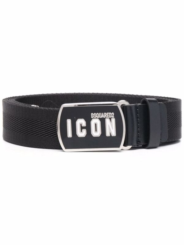 Louis Vuitton logo-patch buckle belt