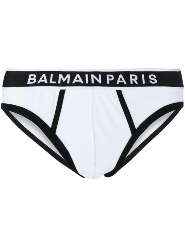 Balmain  logo waistband briefs