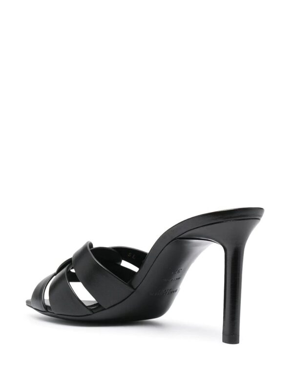 Saint Laurent Tribute 90mm leather mules - Image 3