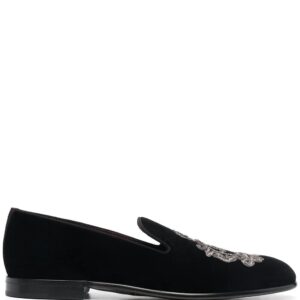 Dolce & Gabbana  Leonardo embroidered slippers