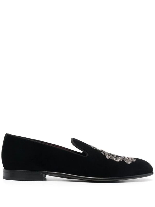 Dolce & Gabbana  Leonardo embroidered slippers