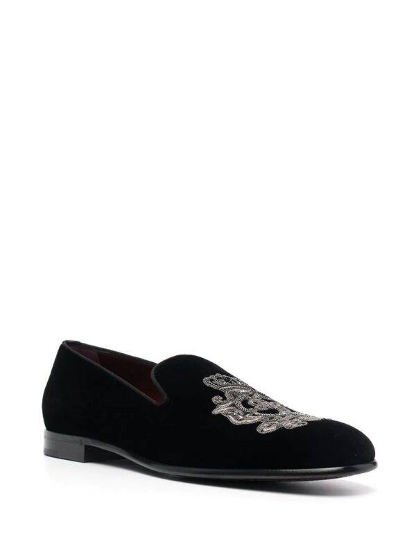 Dolce & Gabbana  Leonardo embroidered slippers - Image 2
