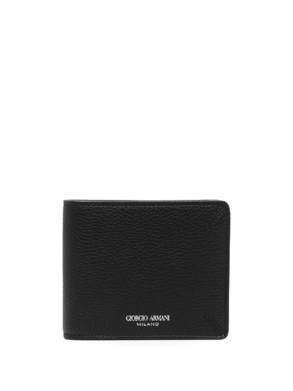 Giorgio Armani  engraved-logo bifold wallet