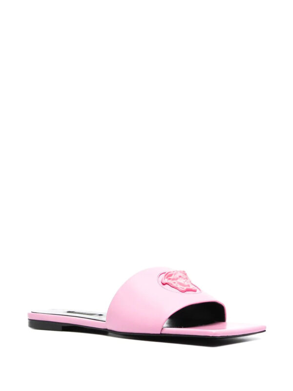 Versace Medusa-motif leather slides - Image 2