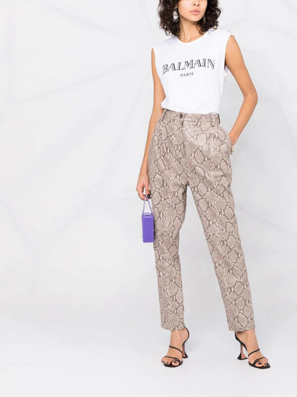 Balmain  logo print tank top. - Image 2