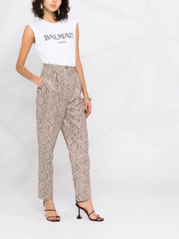 Balmain  logo print tank top. - Image 4