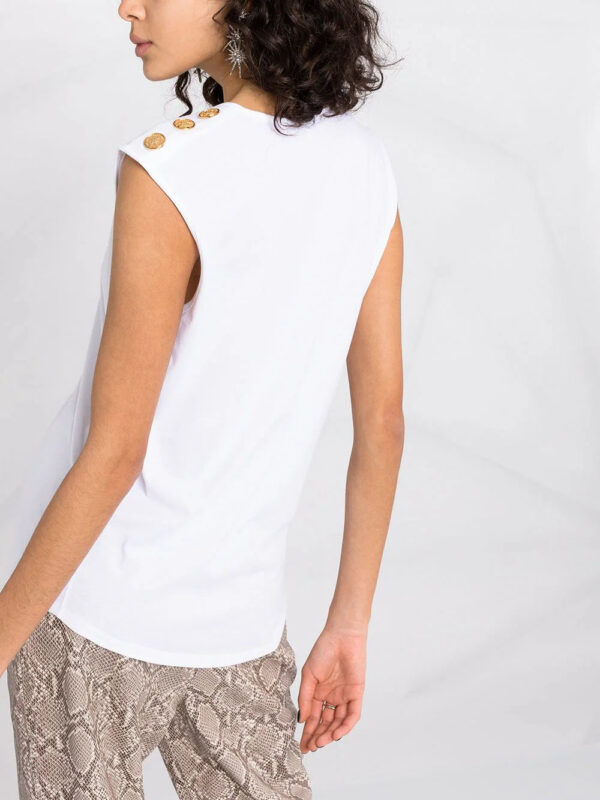 Balmain  logo print tank top. - Image 3