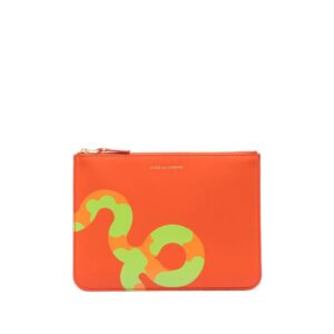 Comme Des Garçons Wallet  snake-print card holder