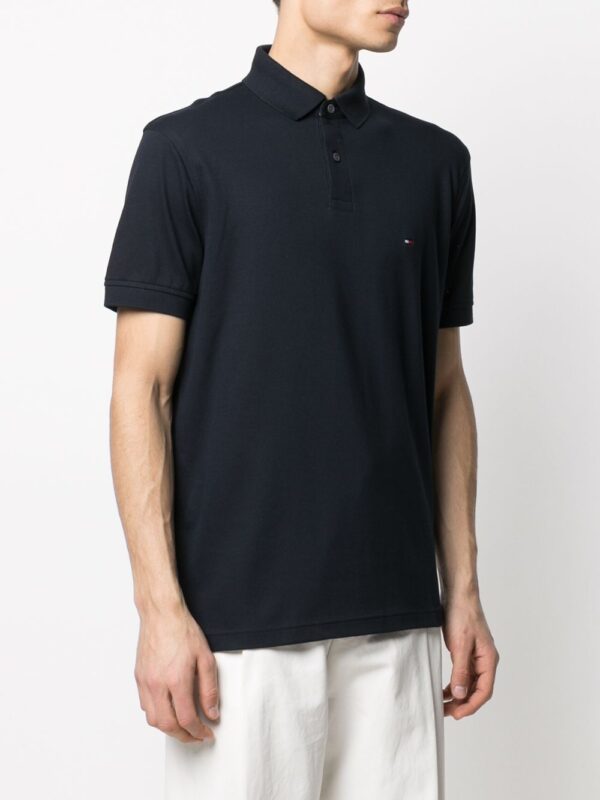 Tommy Hilfiger logo-patch polon shirt - Image 3
