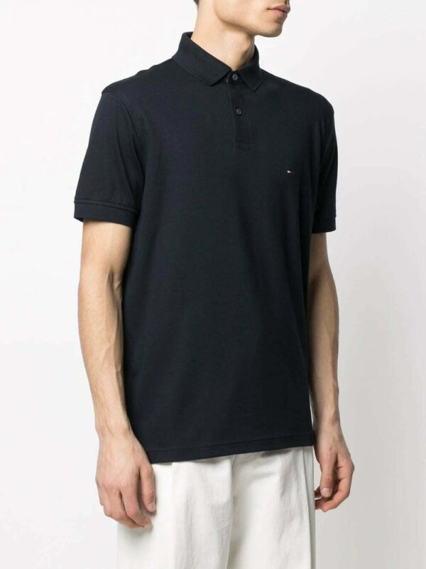 Tommy Hilfiger logo-patch polon shirt - Image 3