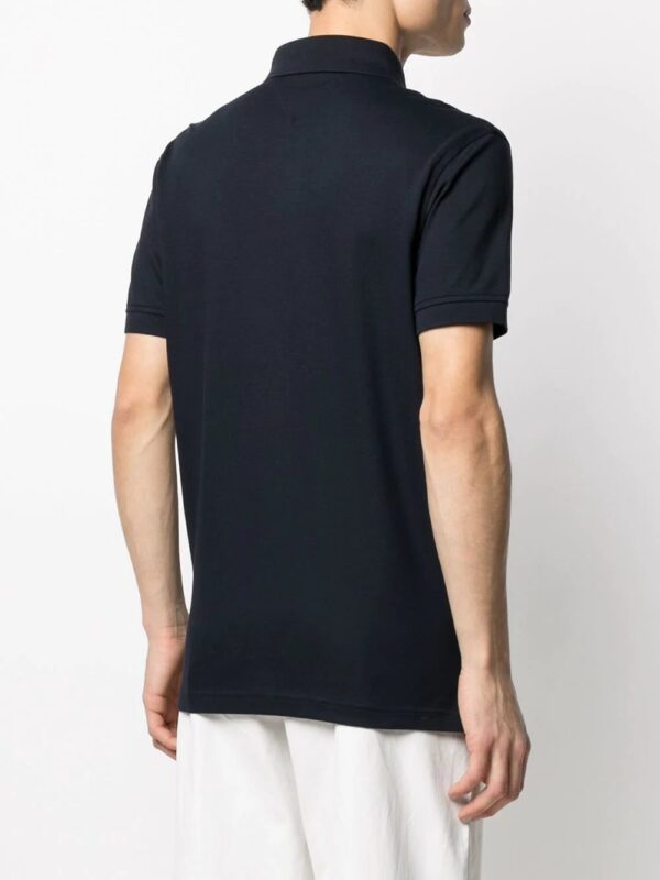 Tommy Hilfiger logo-patch polon shirt - Image 4