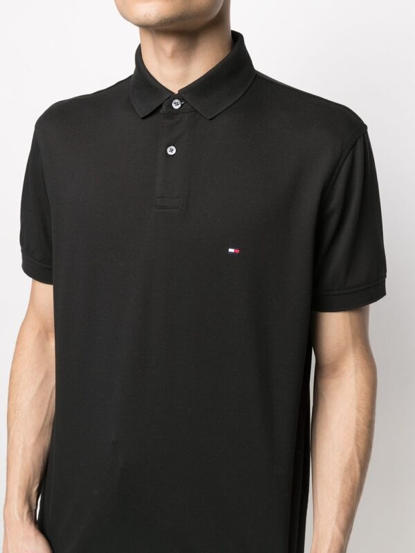 Tommy Hilfiger logo-patch short-sleeved polo shirt - Image 5