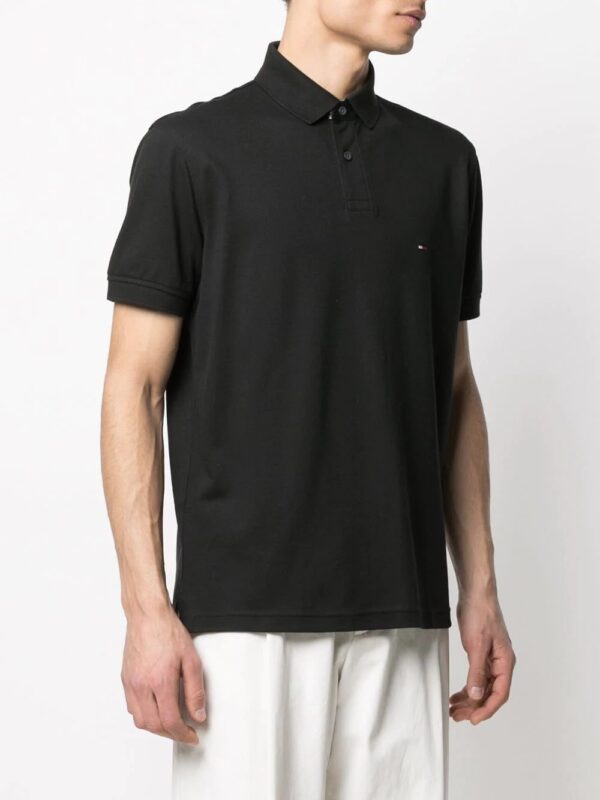 Tommy Hilfiger logo-patch short-sleeved polo shirt - Image 3