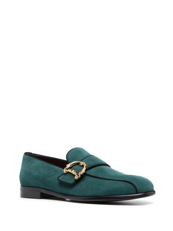 Dolce & Gabbana  baroque logo-plaque loafers - Image 2
