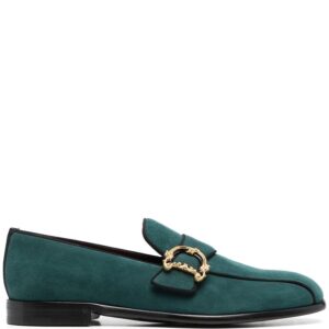 Dolce & Gabbana  baroque logo-plaque loafers