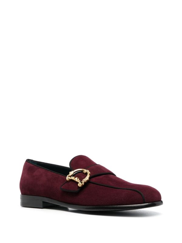 Dolce & Gabbana  baroque logo-plaque loafers - Image 2