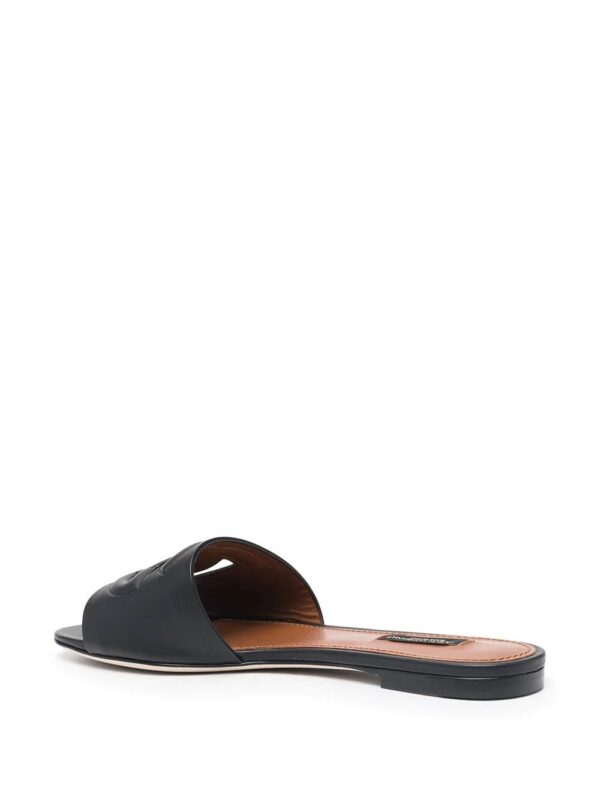Dolce & Gabbana  logo cut-out flat sandals - Image 3