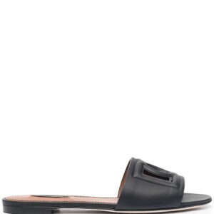 Dolce & Gabbana  logo cut-out flat sandals