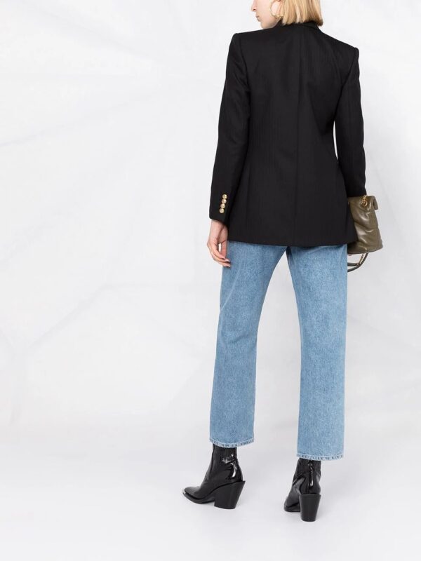 Saint Laurent  peak-lapel double-breasted blazer - Image 4