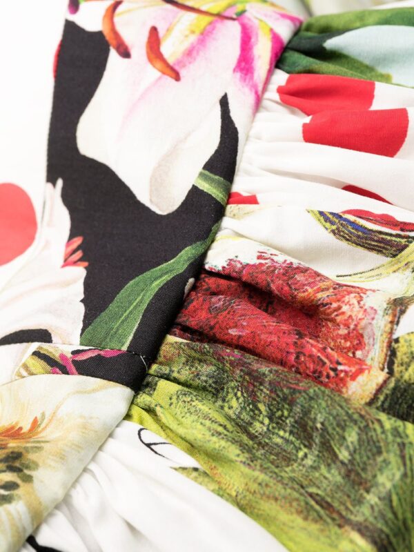 Dolce & Gabbana patchwork midi dress - Image 8