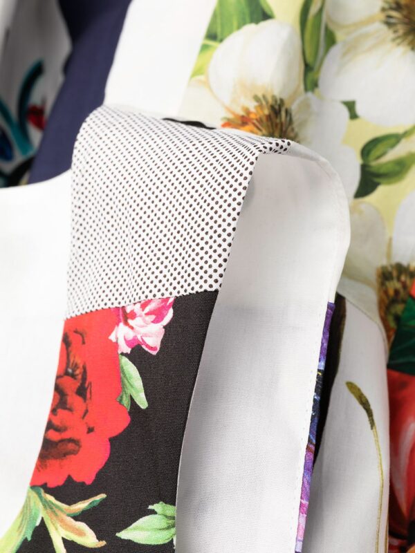 Dolce & Gabbana patchwork midi dress - Image 7