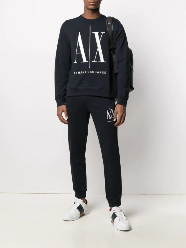 Armani Exchange  logo-embroidered track pants - Image 2