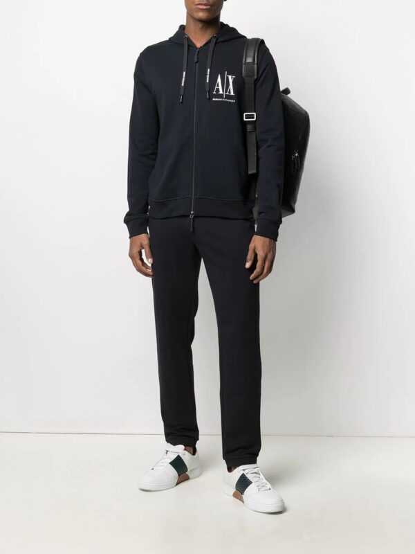 Armani Exchange  logo-print track pants - Image 2