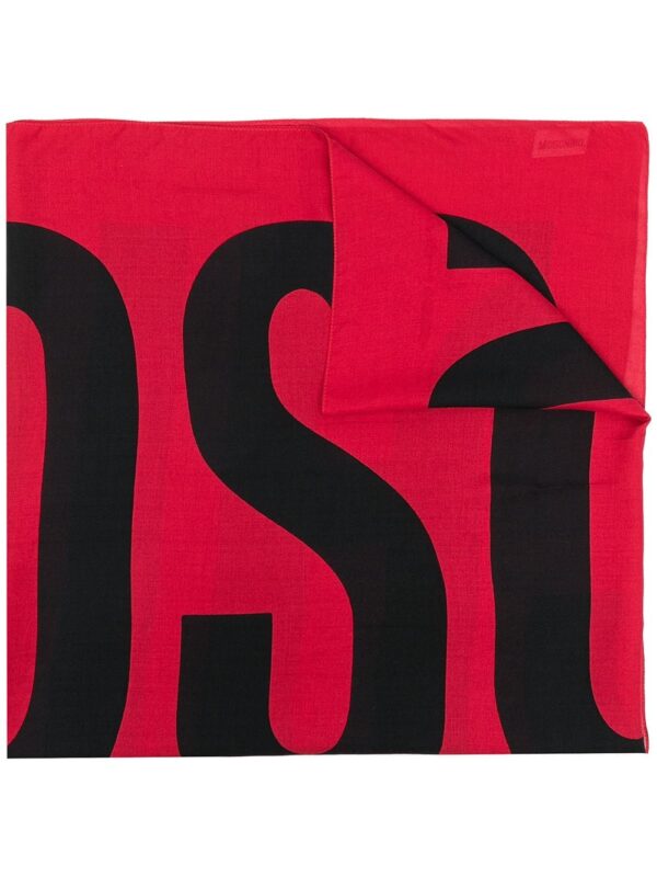 Moschino  logo-print scarf