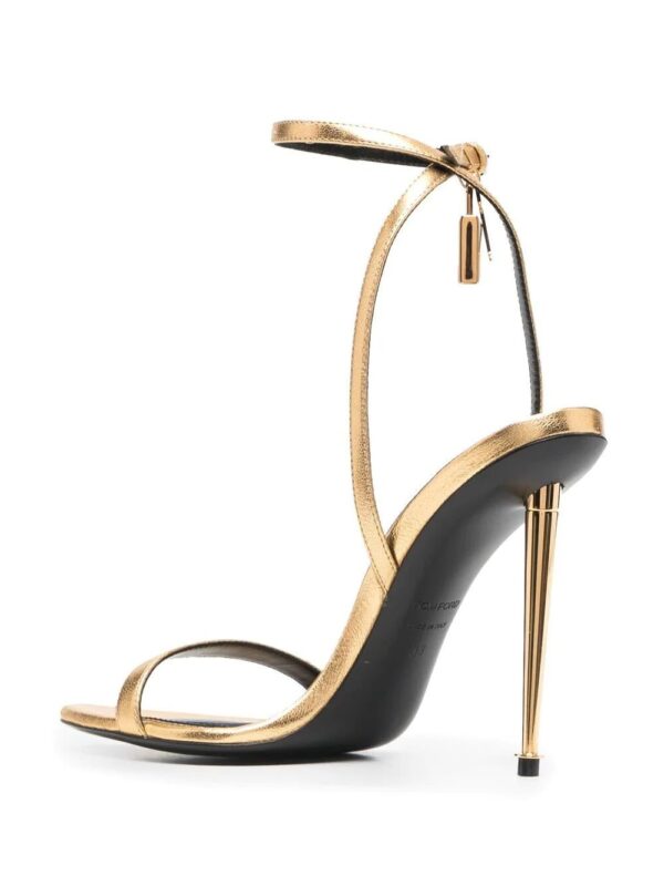 Tom Ford padlock detail 120mm sandals - Image 3