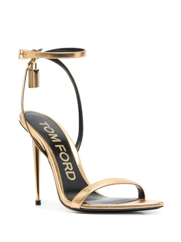 Tom Ford padlock detail 120mm sandals - Image 2