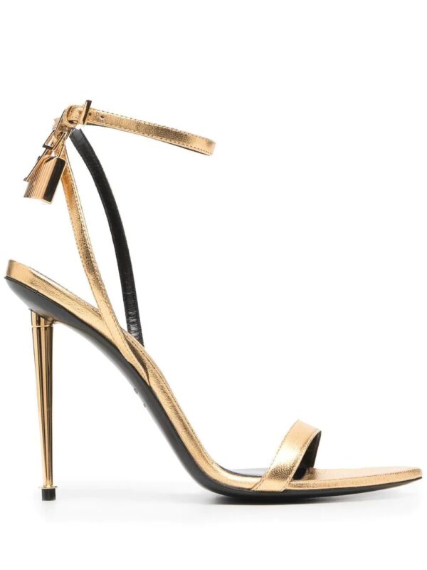 Tom Ford padlock detail 120mm sandals