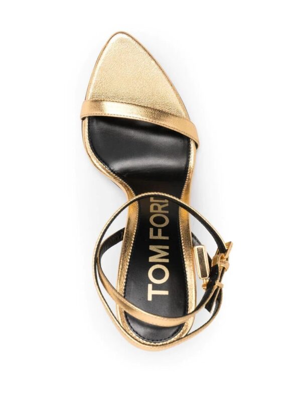 Tom Ford padlock detail 120mm sandals - Image 4