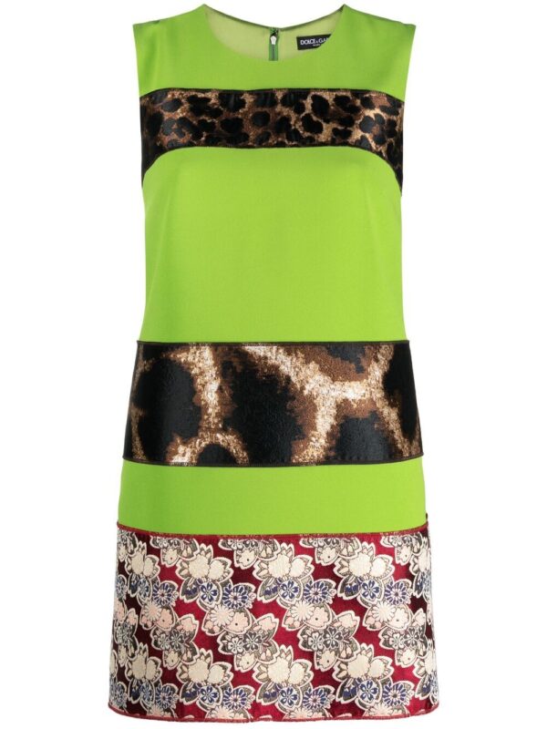 Dolce & Gabbana panelled shift dress