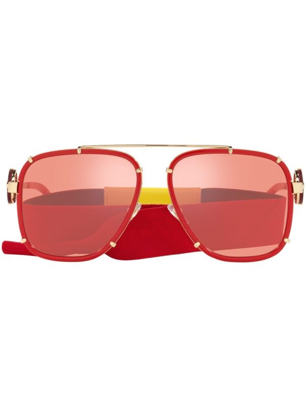 Versace Eyewear pilot-frame metal sunglasses