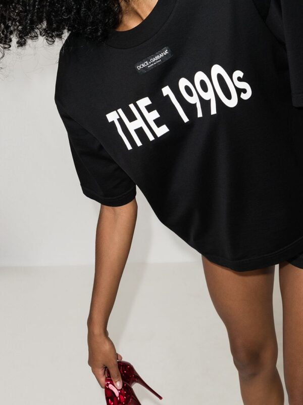 Dolce & Gabbana  1990s drop-shoulder T-shirt - Image 4