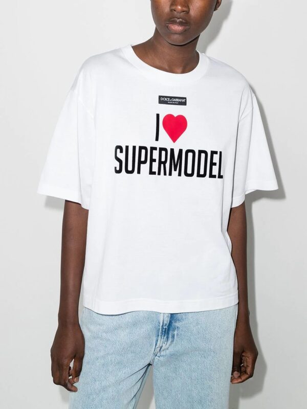 Dolce & Gabbana  Supermodel print oversized T-shirt - Image 2