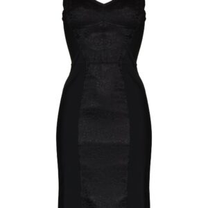 Dolce & Gabbana floral jacquard midi dress