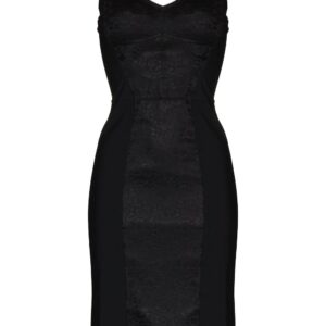 Dolce & Gabbana floral jacquard midi dress