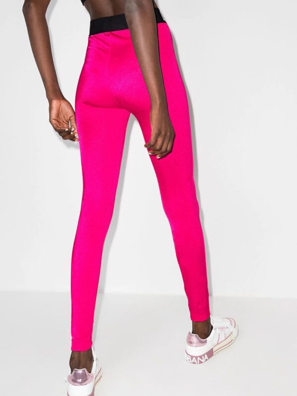 Dolce & Gabbana  logo-trim leggings - Image 3