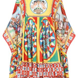 Dolce & Gabbana Carretto-print cotton kaftan