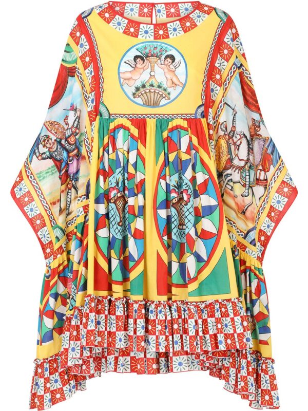 Dolce & Gabbana Carretto-print cotton kaftan