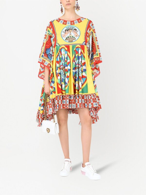 Dolce & Gabbana Carretto-print cotton kaftan - Image 2