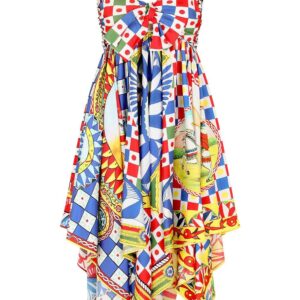 Dolce & Gabbana  Carretto-print twill dress