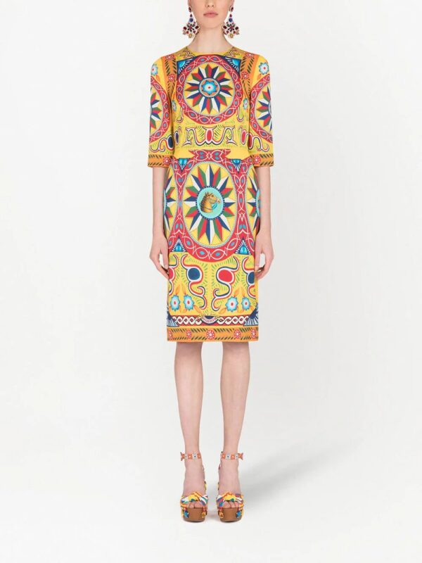 Dolce & Gabbana  printed midi dress - Image 2