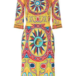 Dolce & Gabbana  printed midi dress