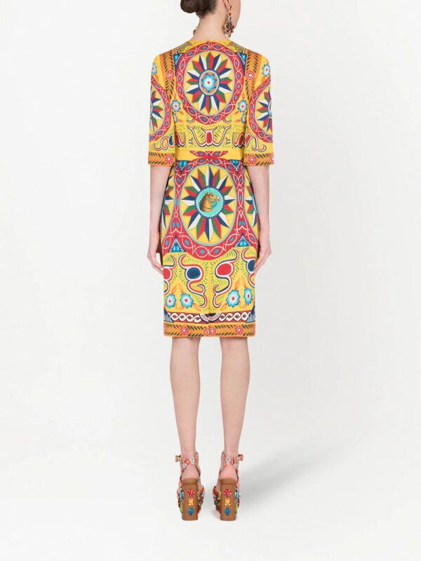 Dolce & Gabbana  printed midi dress - Image 3