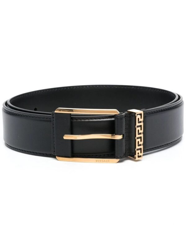 Versace  Greca Accent leather belt