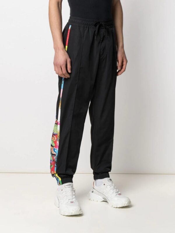 Versace  graphic-print track pants - Image 3