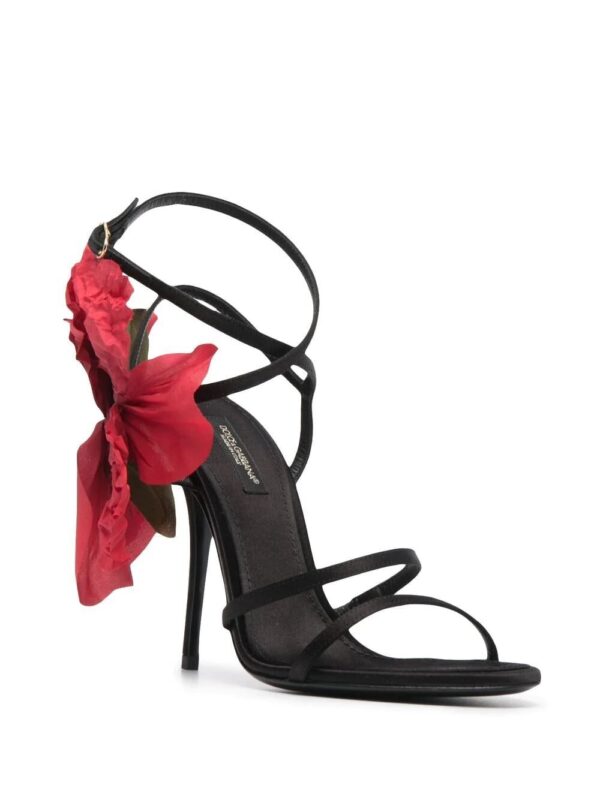 Dolce & Gabbana  floral-appliqué sandals - Image 2